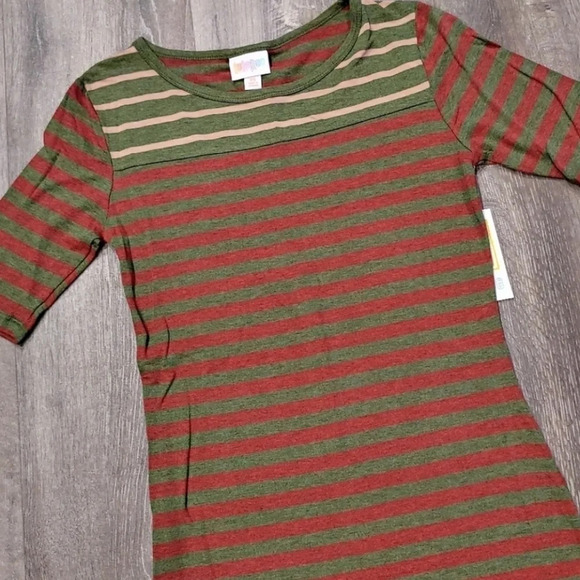 *NWT* LulaRoe Striped Julia Dress - Picture 2 of 7